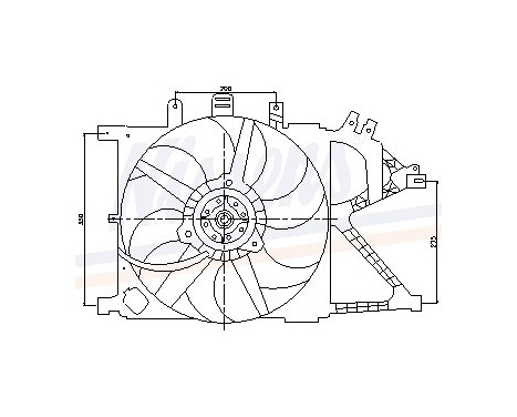 Ventilateur, refroidissement du moteur 85196 Nissens, Image 6