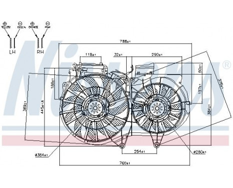 Ventilateur, refroidissement du moteur 85246 Nissens, Image 8