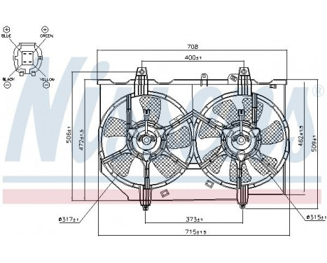 Ventilateur, refroidissement du moteur 85279 Nissens, Image 7