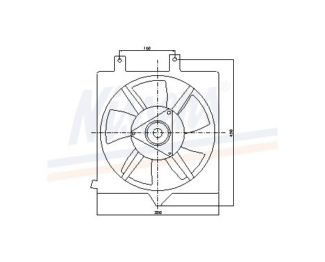 Ventilateur, refroidissement du moteur 85281 Nissens, Image 6
