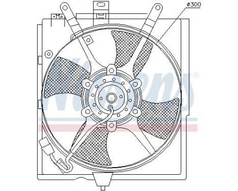 Ventilateur, refroidissement du moteur 85298 Nissens, Image 4
