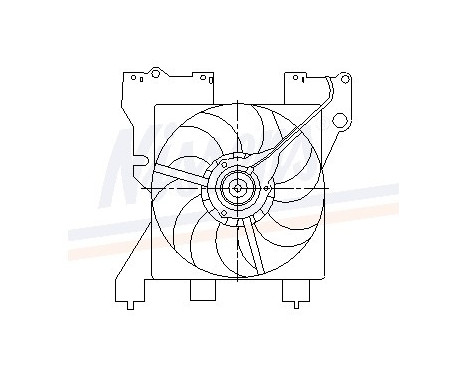 Ventilateur, refroidissement du moteur 85316 Nissens, Image 6