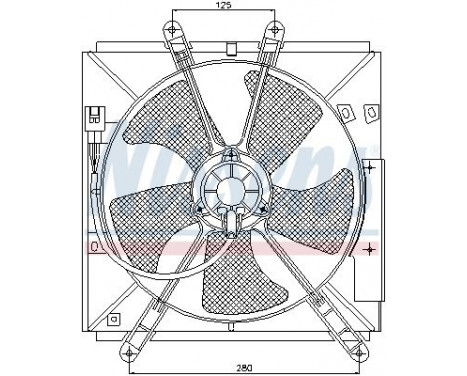 Ventilateur, refroidissement du moteur 85330 Nissens, Image 7