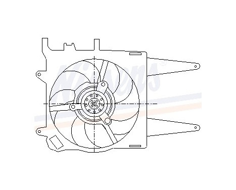 Ventilateur, refroidissement du moteur 85432 Nissens