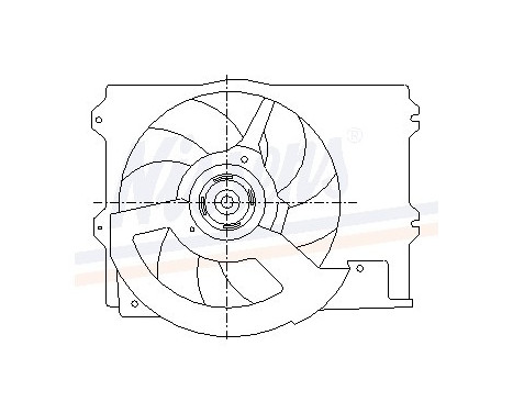 Ventilateur, refroidissement du moteur 85444 Nissens, Image 6