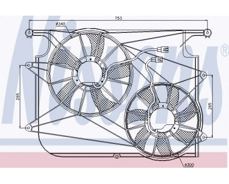 Ventilateur, refroidissement du moteur 85610 Nissens, Image 6