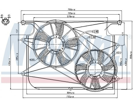 Ventilateur, refroidissement du moteur 85610 Nissens, Image 7
