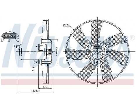 Ventilateur, refroidissement du moteur 85677 Nissens, Image 7