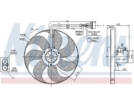 Ventilateur, refroidissement du moteur 85683 Nissens, Image 6