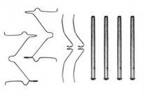 Accessoireset, schijfremblok