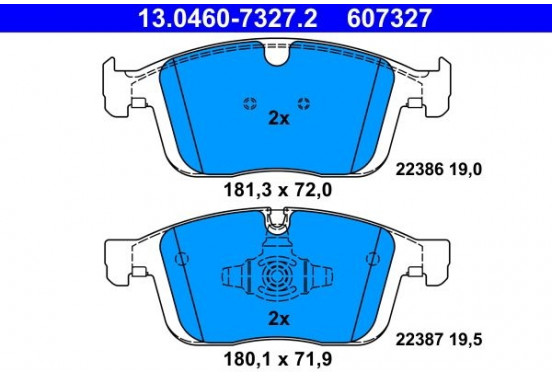 ATE REMBLOKSET 13.0460-7327.2