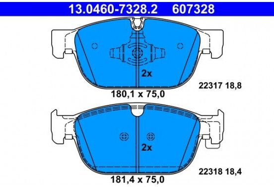 ATE REMBLOKSET 13.0460-7328.2