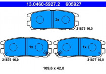 Remblokken set