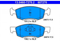 Remblokken set