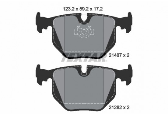 Remblokken set 2148703 Textar