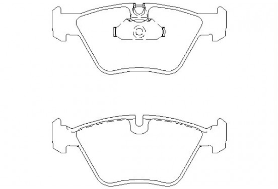 Remblokken set 2167703 Textar