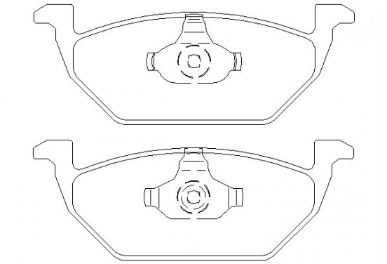 Remblokken set 2313001 Textar