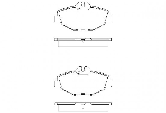 Remblokken set 2374303 Textar