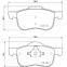 Remblokken set 8DB 355 006-851 Hella Pagid GmbH