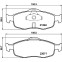 Remblokken set 8DB 355 007-641 Hella Pagid GmbH