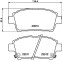 Remblokken set 8DB 355 017-081 Hella Pagid GmbH