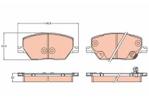 Remblokken set