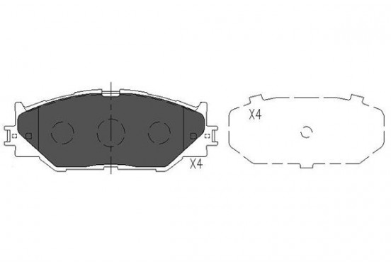 Remblokken set KBP-9094 Kavo parts