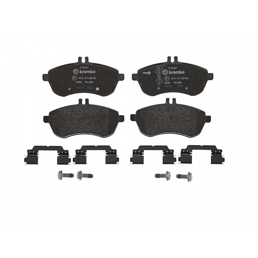 Brembo P 24 057 Remblokkenset, schijfrem - (4-delig