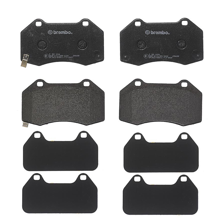 Hella Remblokkenset, schijfrem voor o.a. Peugeot, Citroën, Fiat, Lancia, Ferrari - 8DB 355 010-501, 4082300354812
