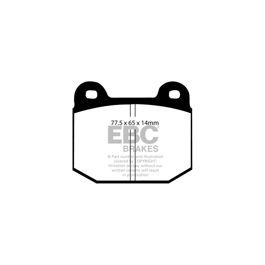 Remblokkenset Bluestuff DP5197/2NDX EBC voor o.a. KTM, LOTUS