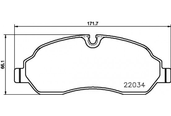 Remblokkenset, schijfrem 8DB 355 021-571 Hella Pagid GmbH