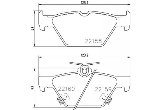 Remblokkenset, schijfrem 8DB 355 023-341 Hella Pagid GmbH