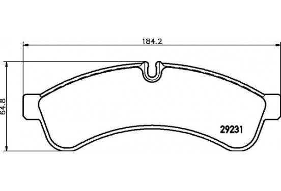 REMBLOKKENSET, SCHIJFREM             8DB 8DB 355 039-251 Hella Pagid GmbH