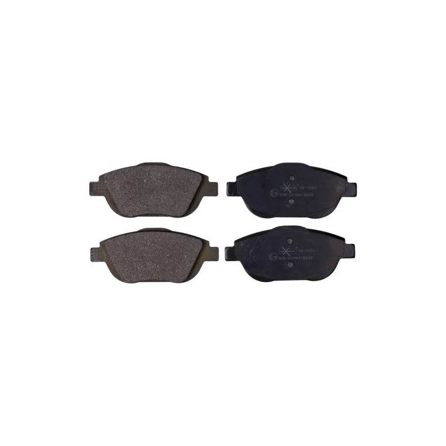 P 61 076 BREMBO D17498979 Remblokkenset Excl. slijtage waarschuwingscontact, Met plunjerclip