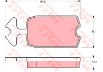 Remblokken set