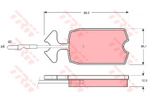 Remblokken set