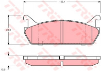 Remblokken set