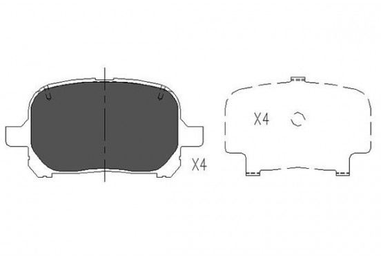 Remblokken set KBP-9051 Kavo parts