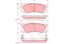 Remblokken set