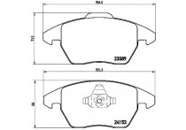 Remblokkenset, schijfrem BREMBO XTRA LINE