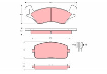 Remblokken set