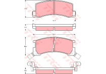 Remblokken set