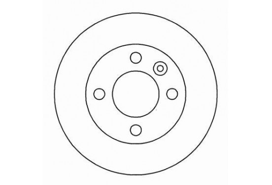 Remschijf 16627 ABS