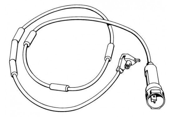 Waarschuwingscontact, remvoering-/blokslijtage 39510 ABS