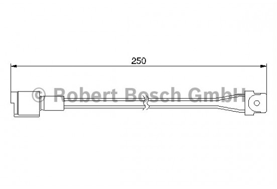 Waarschuwingscontact, remvoering-/blokslijtage AP164 Bosch