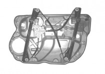 RAAMMECHANISME LINKS VOOR  ELEKTRISCH zonder MOTOR 4-deurs VW Polo 9N Met Paneel