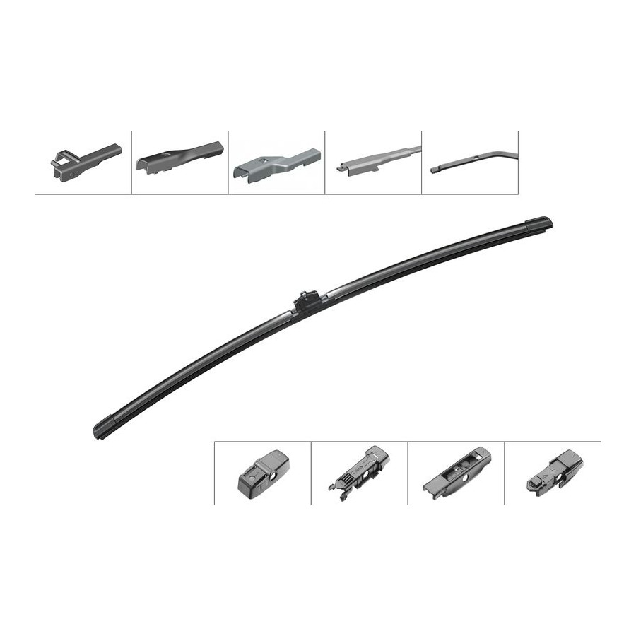 Bosch Automotive 3 397 007 084 ruitenwissers, lengte: 575 mm/450 mm, set voor voorruit,Zwart