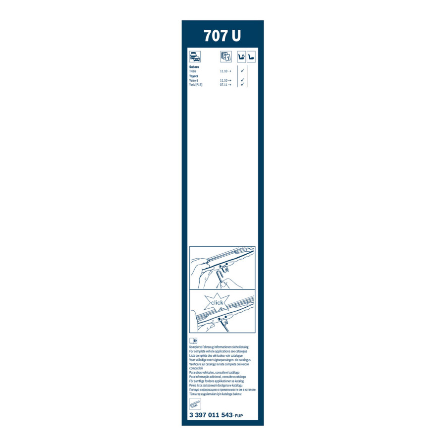 Ruitenwisser Bosch Aerotwin AP23U lengte 575mm 1 Ruitenwisser Voorruit