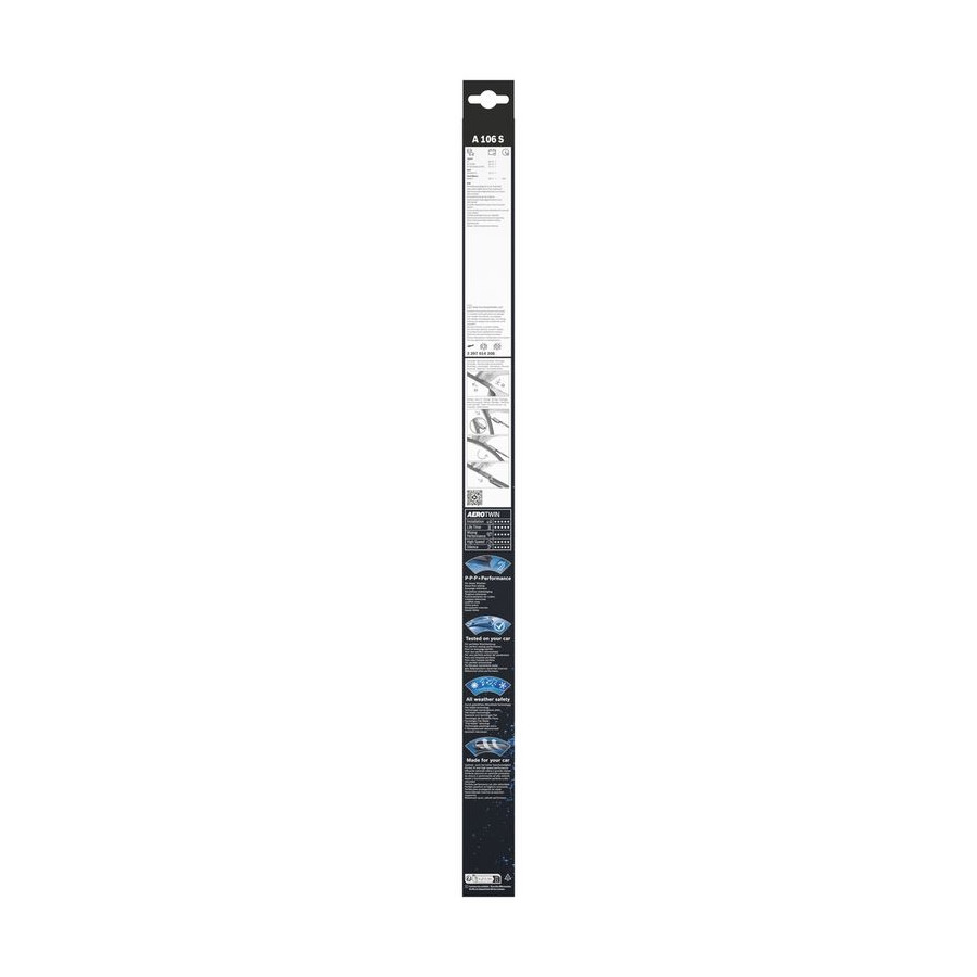 Bosch Aerotwin A106S Ruitenwissers, lengte: 700 mm/425 mm, set voor voorruit
