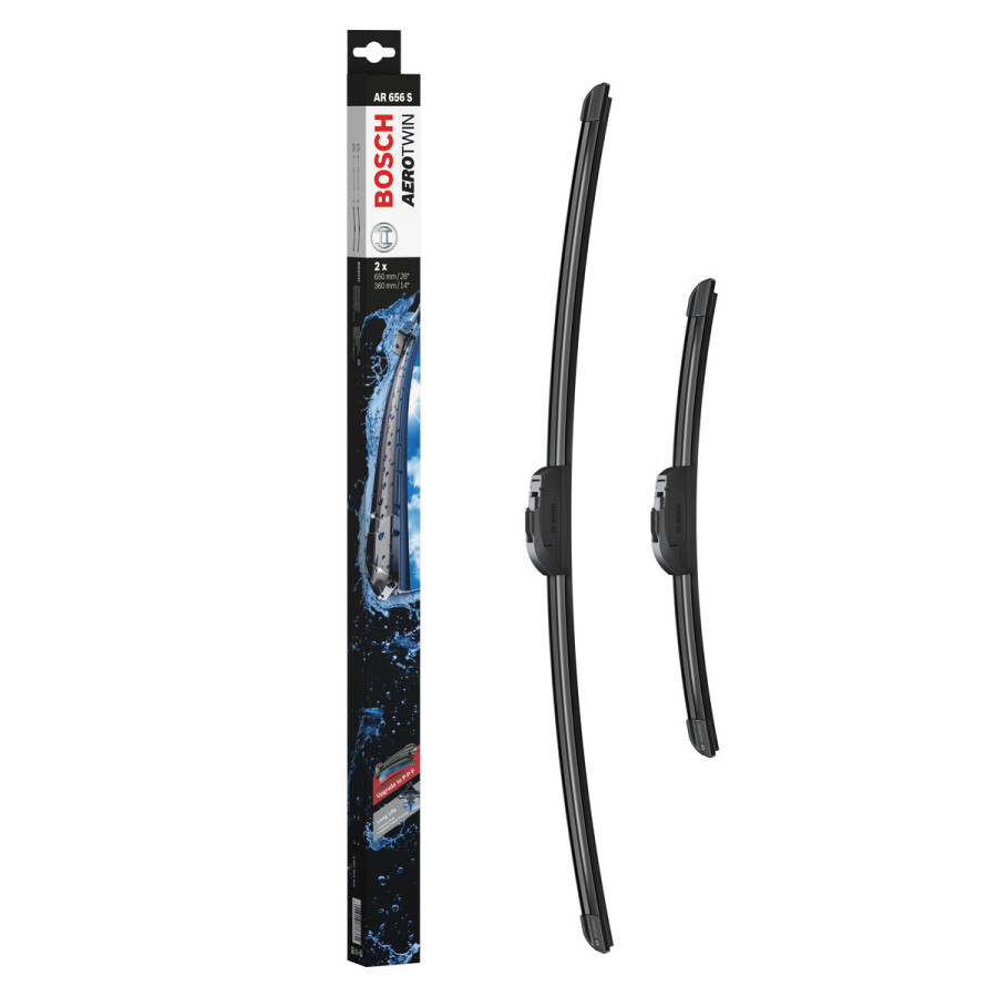 Bosch ruitenwissers Aerotwin AR656S - Lengte: 650/360 mm - set wisserbladen voorzijde voor o.a. HONDA, NISSAN | - Ruitenwissers